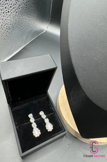 Elegance Teardrop Necklace and Earring set NL 12 | Closetsecrets