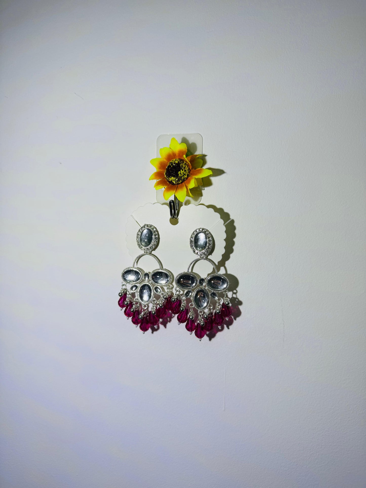 Mirror Work Long Bali Earrings – Lightweight Statement Jewellery