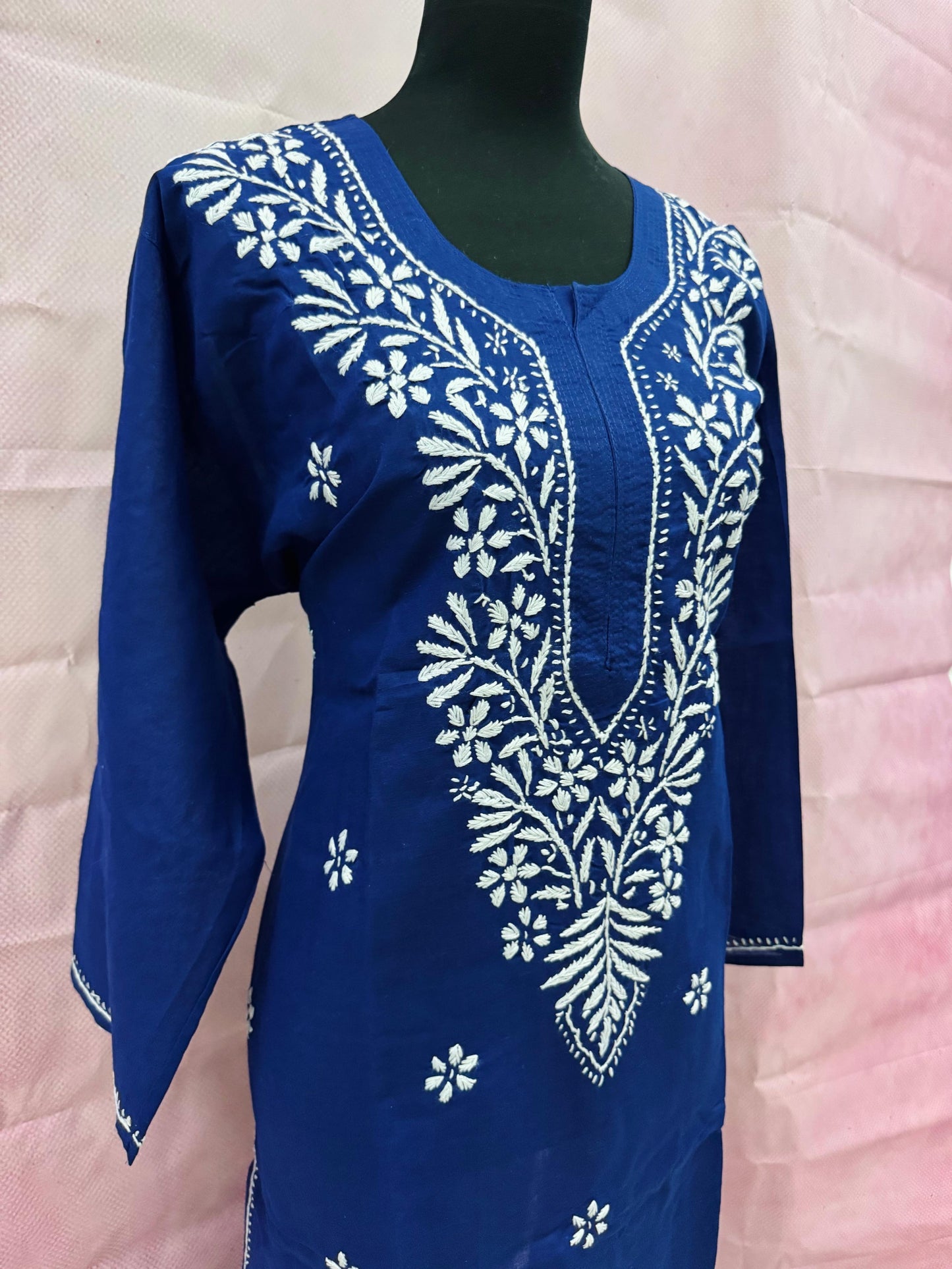 Plus-Size Soft Mulmul Long Kurti