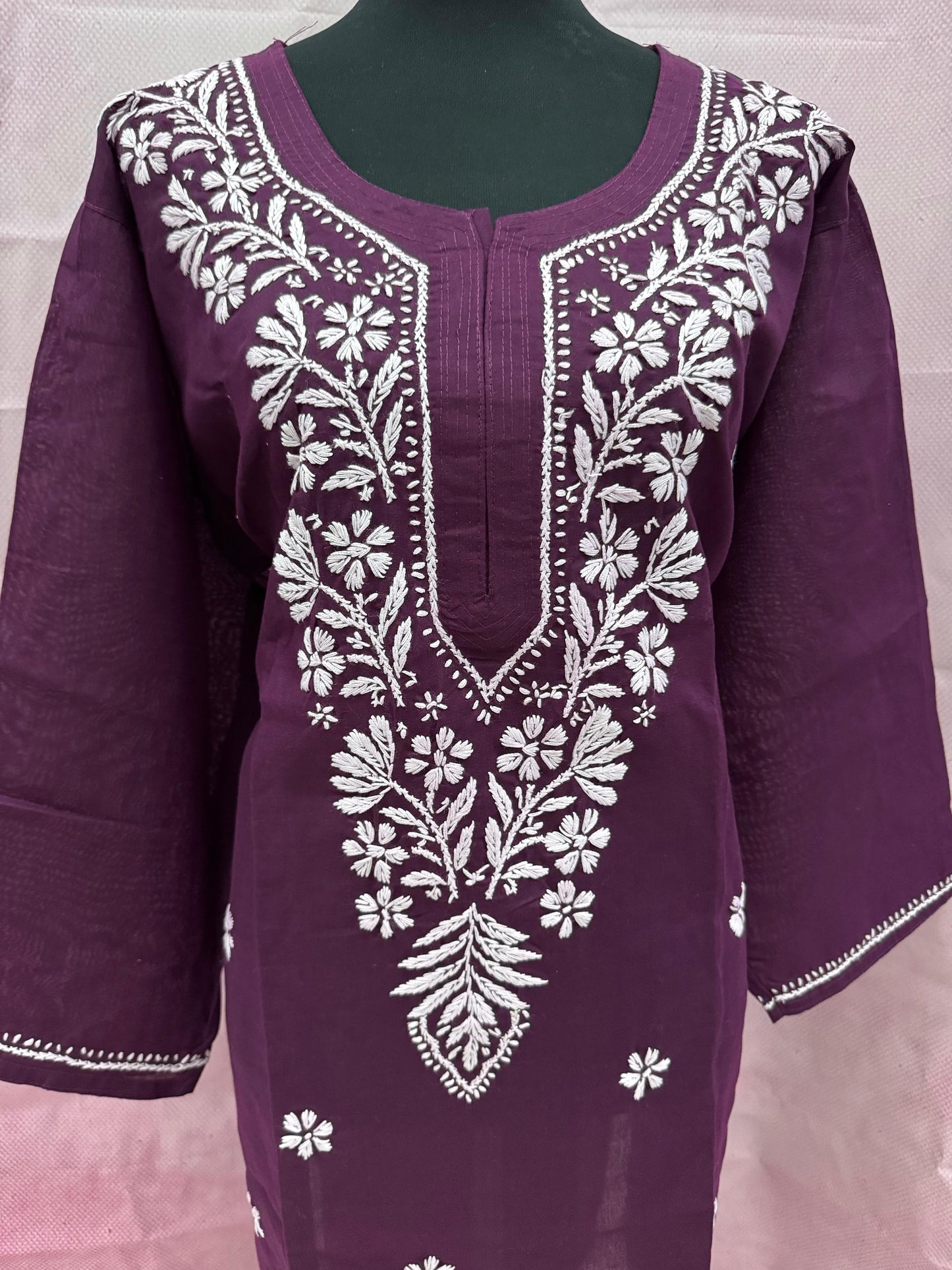 Plus-Size Soft Mulmul Long Kurti