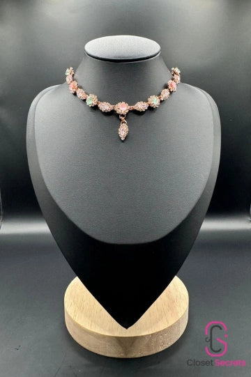 Rosegold Royal Rhapsody Necklace NL 9 | Closetsecrets