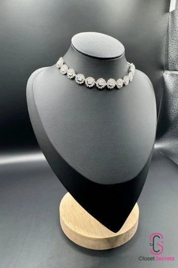 Silver Choker Necklace NL 1 | Closetsecrets