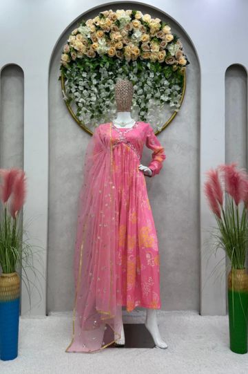 Muslin Suit Pink 