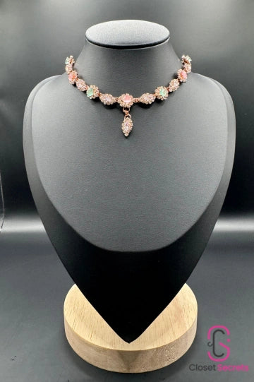 Rosegold Royal Rhapsody Necklace NL 9 | Closetsecrets