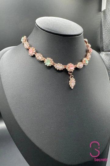 Rosegold Royal Rhapsody Necklace NL 9 | Closetsecrets