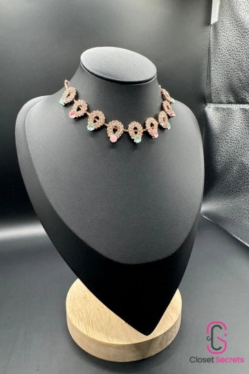 Rosegold Pastel Paradise Necklace NL 8 | Closetsecrets