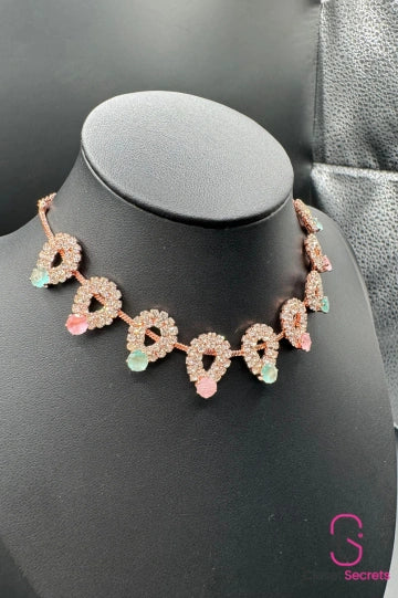 Rosegold Pastel Paradise Necklace NL 8 | Closetsecrets