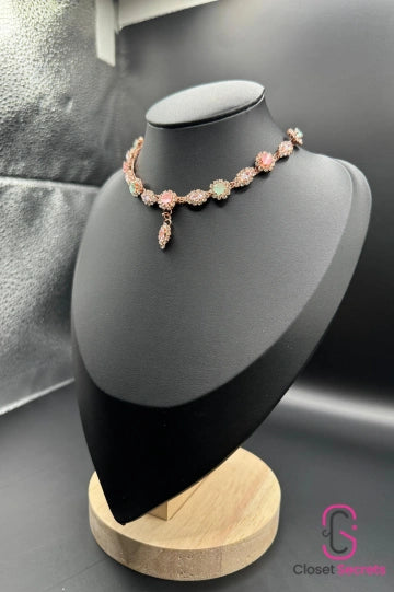 Rosegold Royal Rhapsody Necklace NL 9 | Closetsecrets