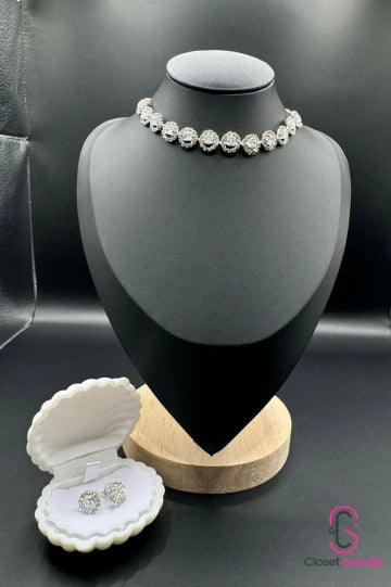 Silver Choker Necklace NL 1 | Closetsecrets