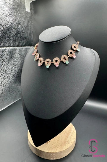 Rosegold Pastel Paradise Necklace NL 8 | Closetsecrets