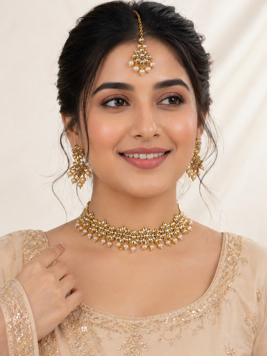 Premium Pearl Necklace Choker – Elegant Statement Jewellery
