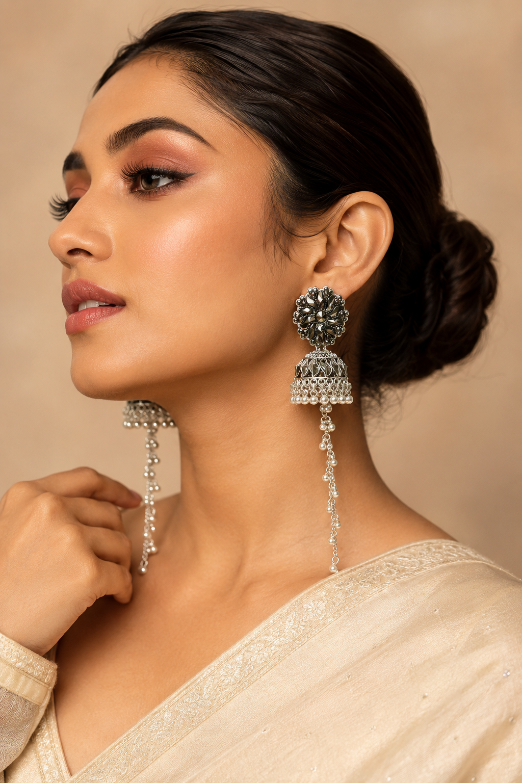 Alloy jhumki ear ring ER03