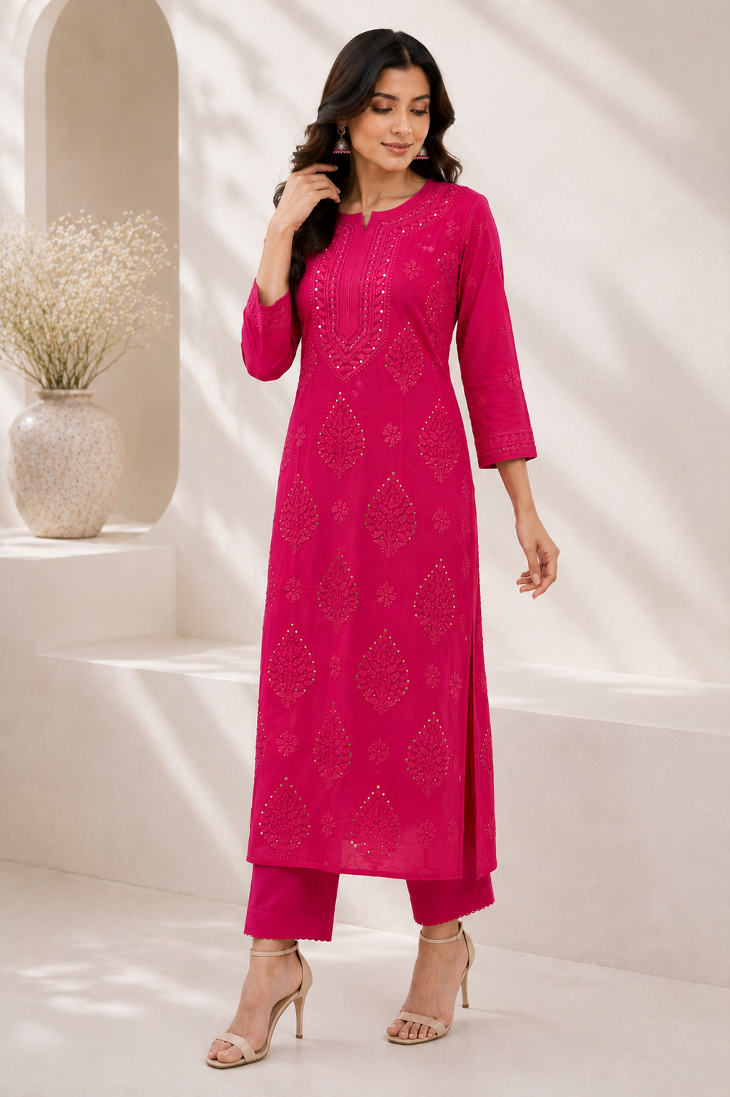 Handmade Chikankari Kurti