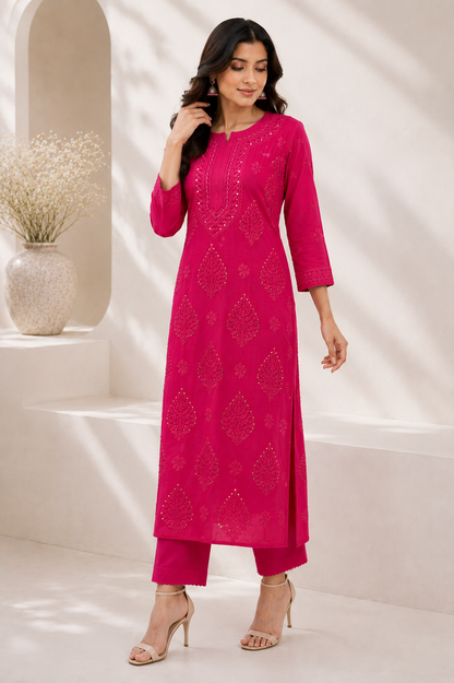 Handmade Chikankari Kurti