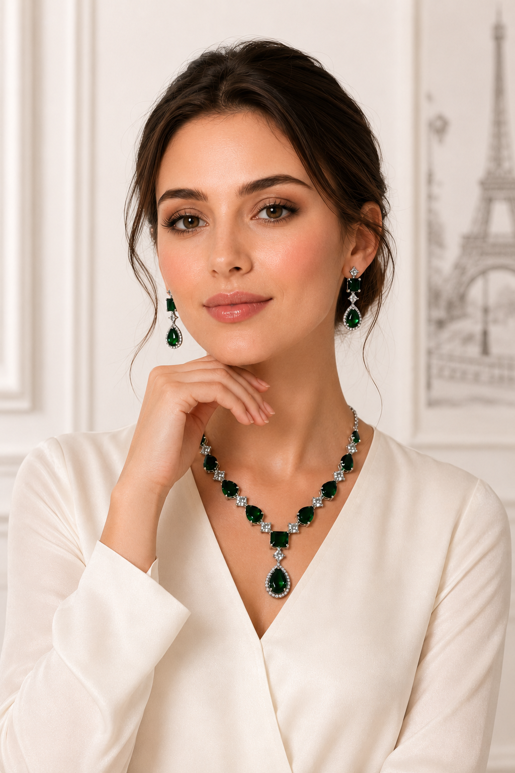 Dark Green Royal Premium Jewelry – Elegant High-Quality Statement Piece