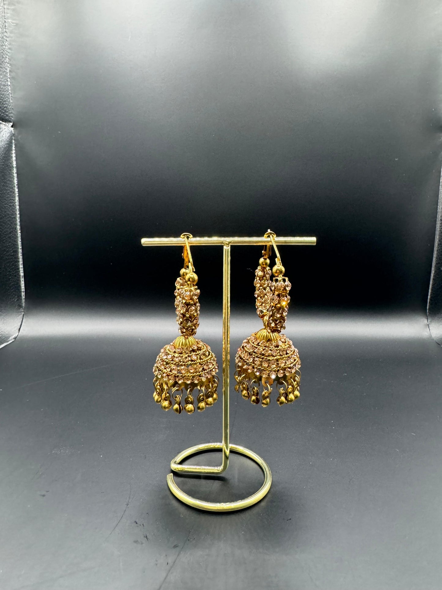 Golden Jhumka Elegance ER01