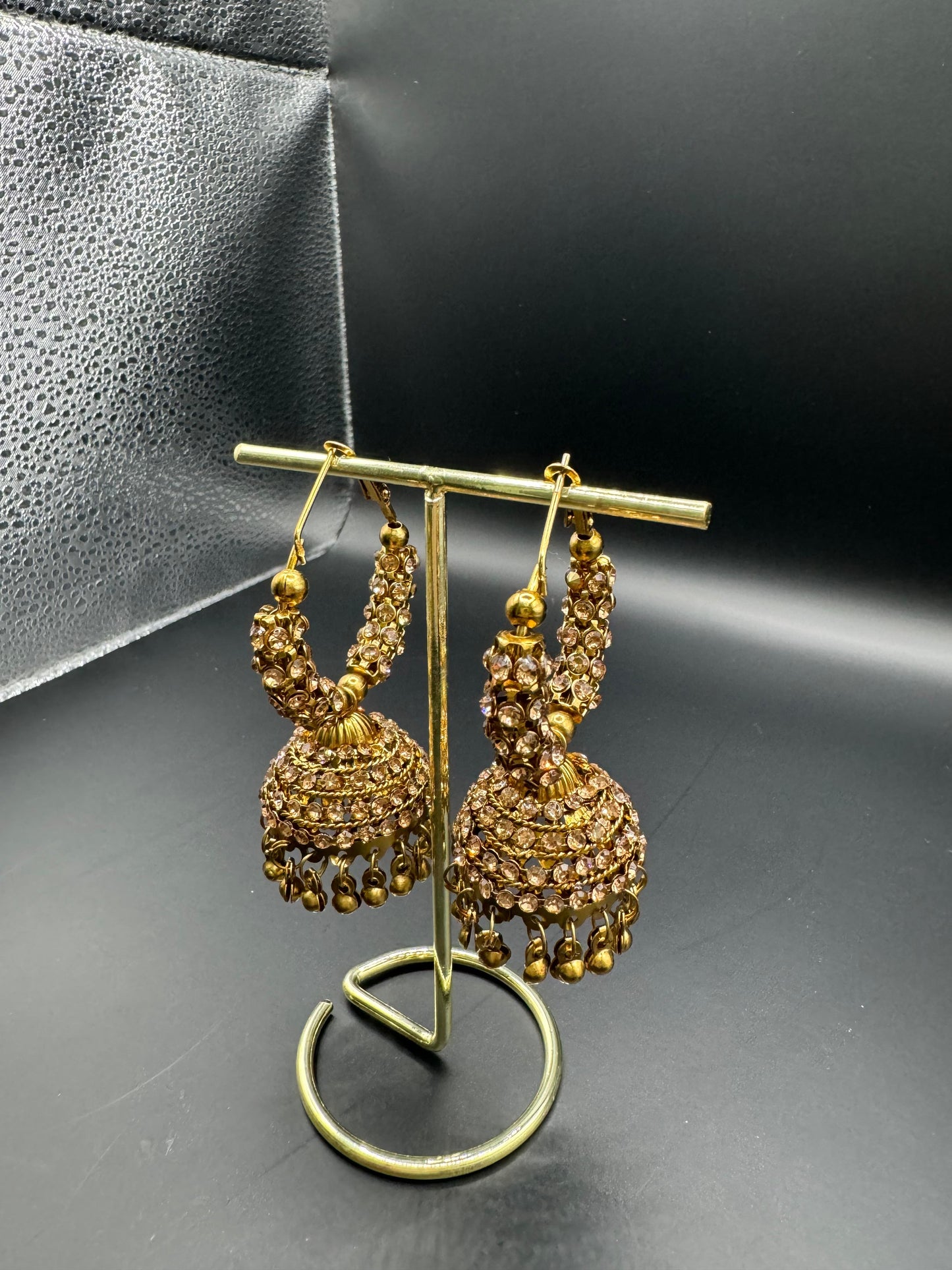 Golden Jhumka Elegance ER01