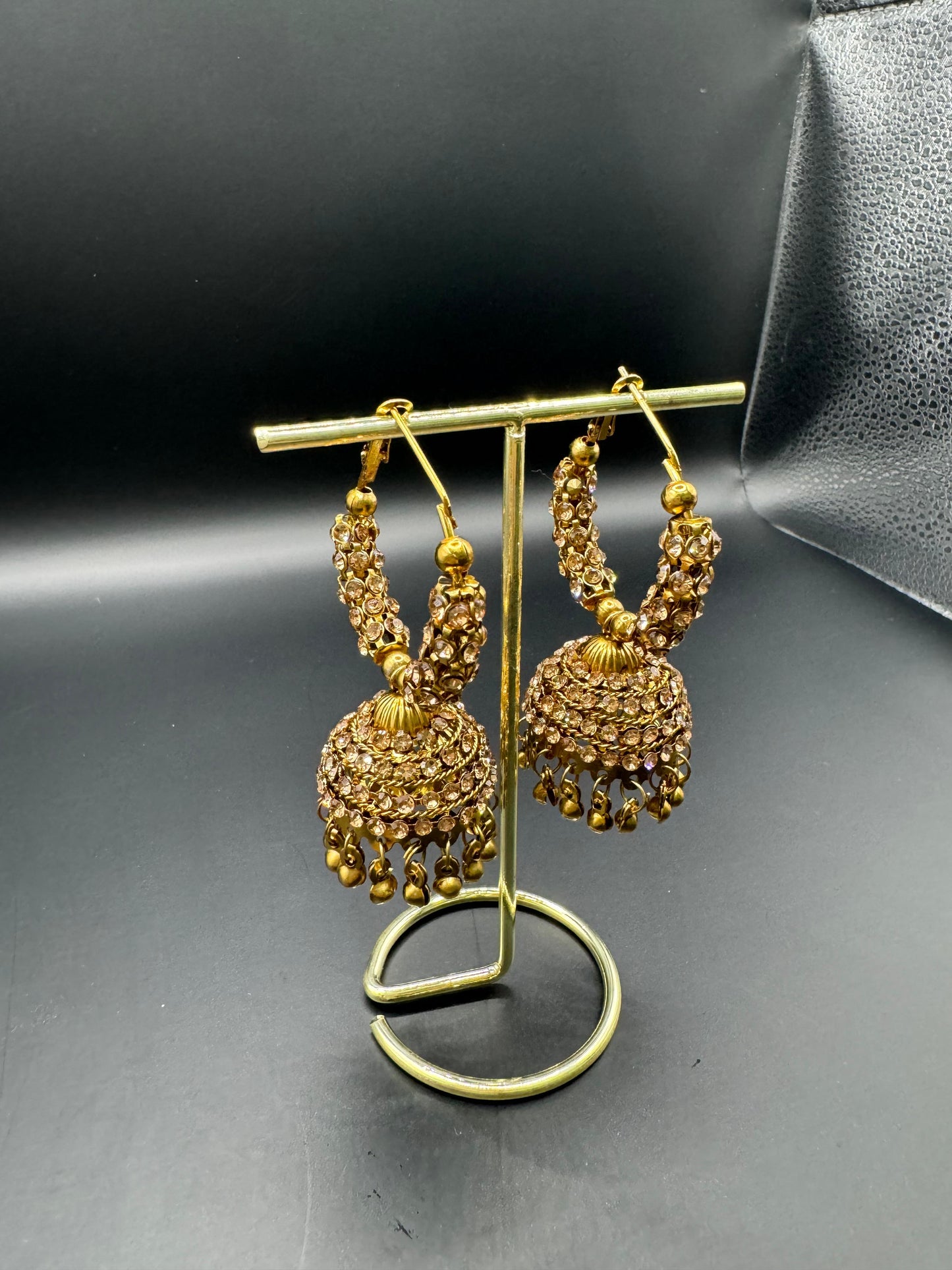 Golden Jhumka Elegance ER01