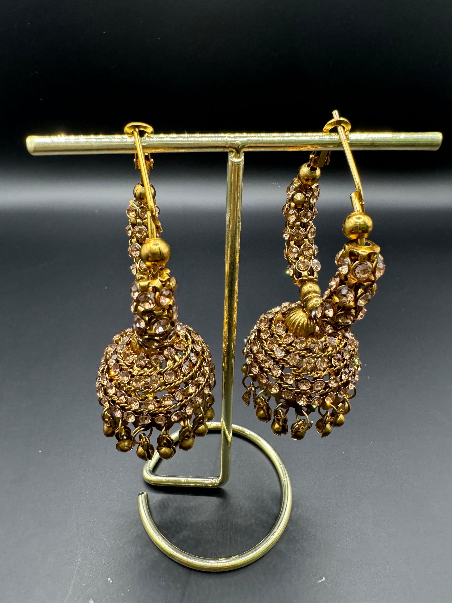 Golden Jhumka Elegance ER01