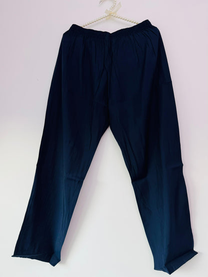 Multicolor Printed 2-Piece Kaftan Set with Cotton Bottom