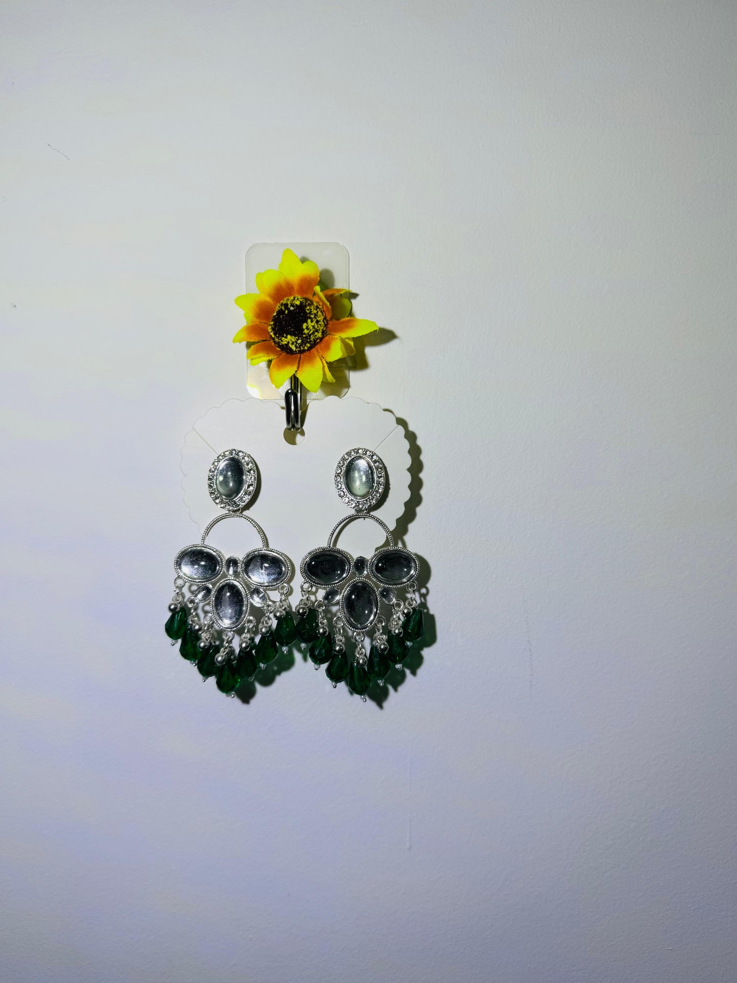 Mirror Work Long Bali Earrings – Lightweight Statement Jewellery