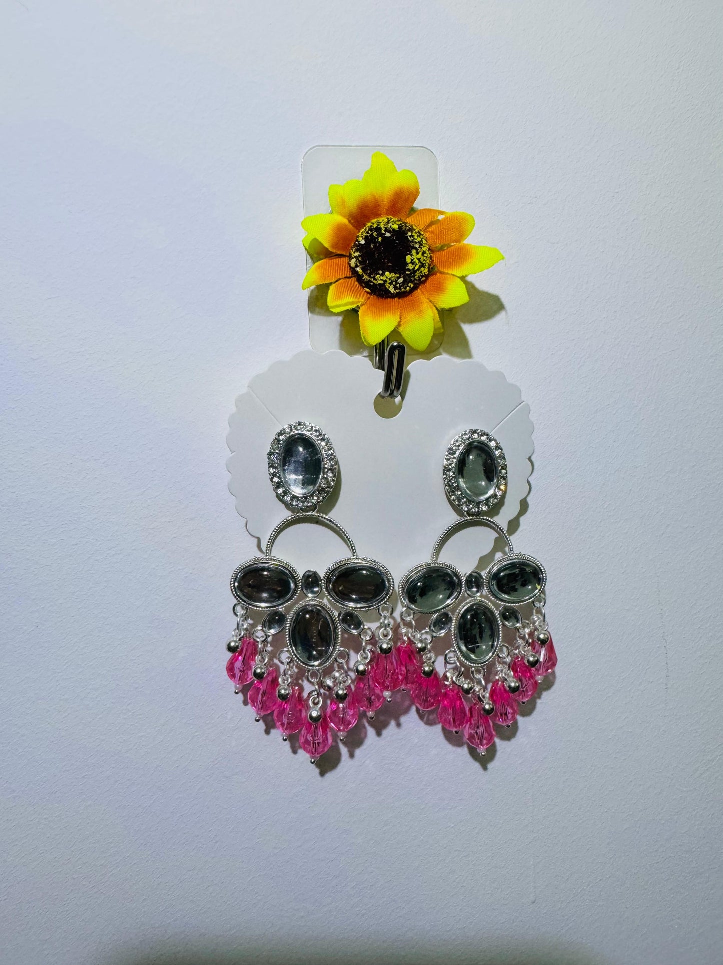 Mirror Work Long Bali Earrings – Lightweight Statement Jewellery