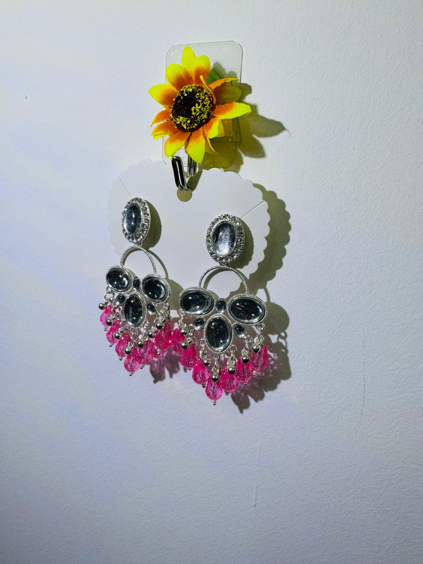 Mirror Work Long Bali Earrings – Lightweight Statement Jewellery