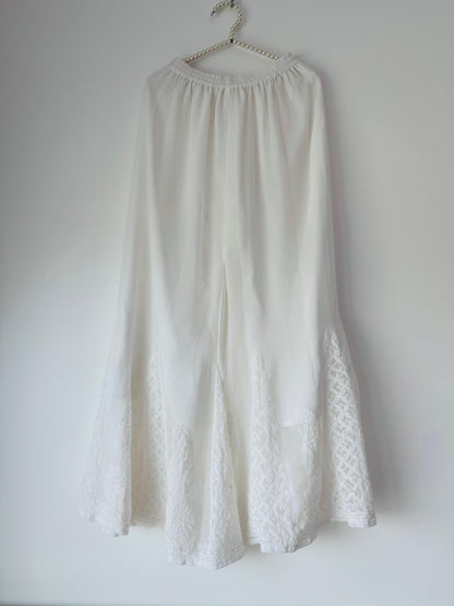 Georgette Flowing Palazzo Bottom with Inner Lining