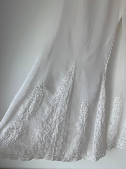 Georgette Flowing Palazzo Bottom with Inner Lining