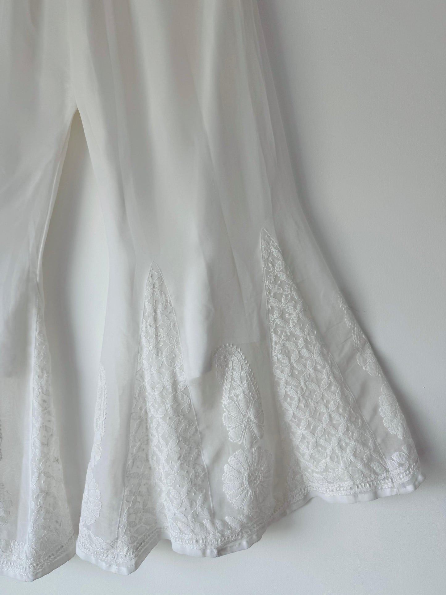 Georgette Flowing Palazzo Bottom with Inner Lining