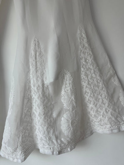 Georgette Flowing Palazzo Bottom with Inner Lining