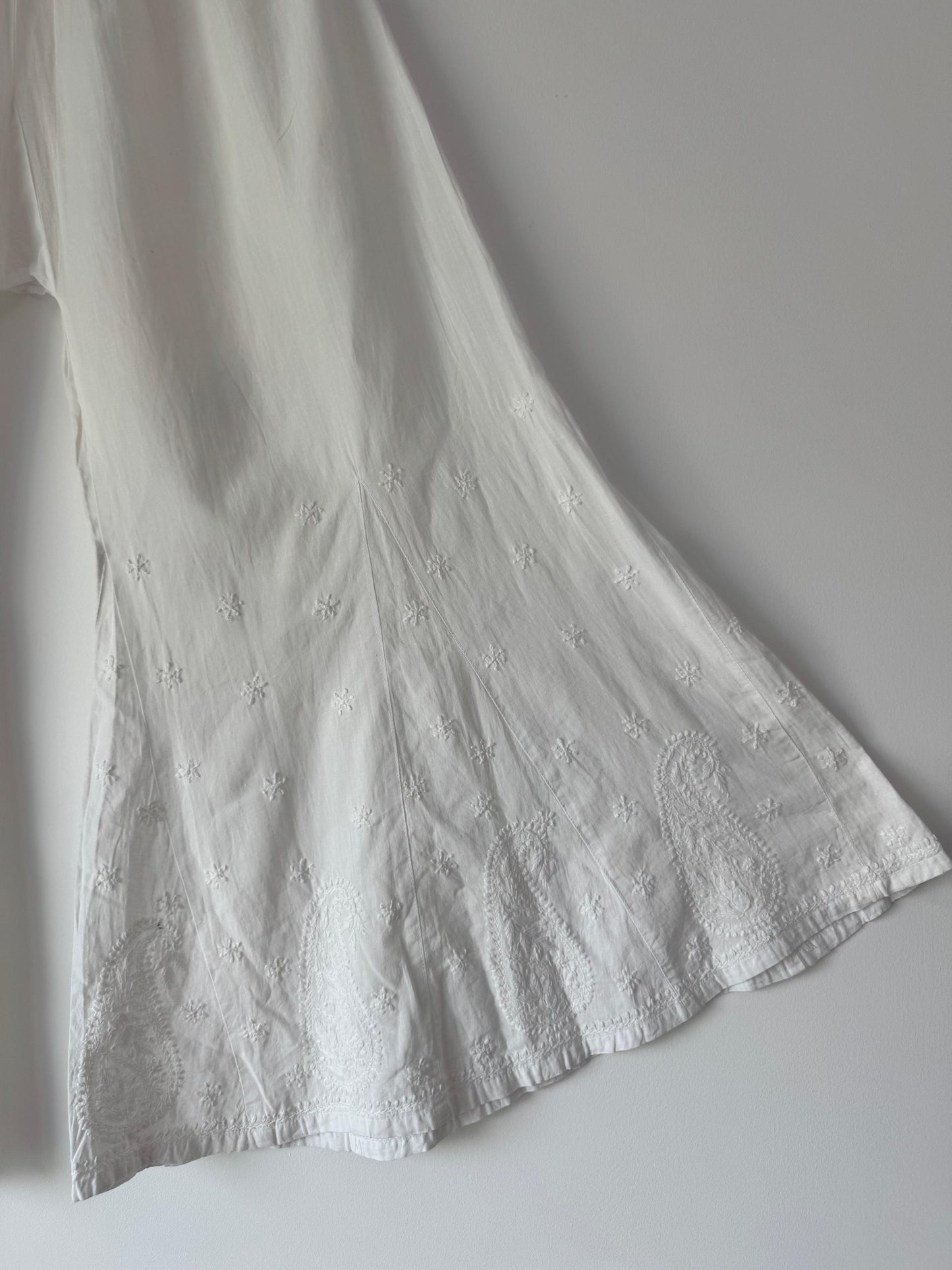 Cotton Sharara with Handmade Embroidery – Traditional & Comfortable Ethnic Bottom Wear