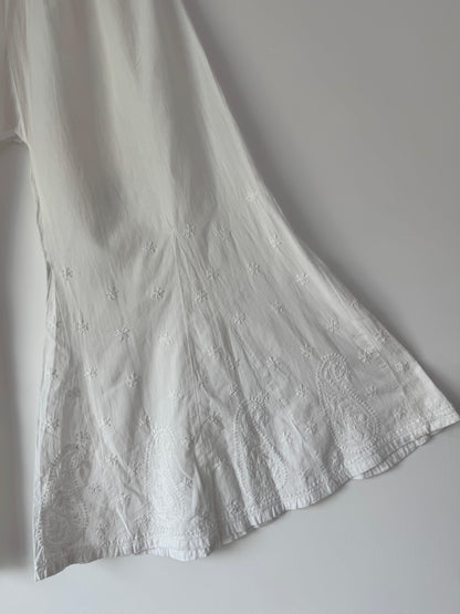 Cotton Sharara with Handmade Embroidery – Traditional & Comfortable Ethnic Bottom Wear