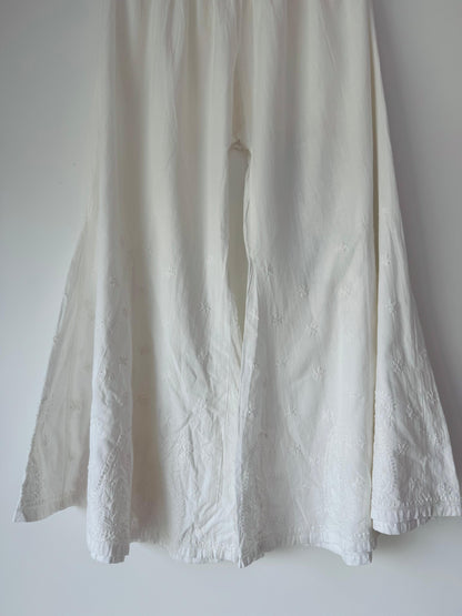 Cotton Sharara with Handmade Embroidery – Traditional & Comfortable Ethnic Bottom Wear