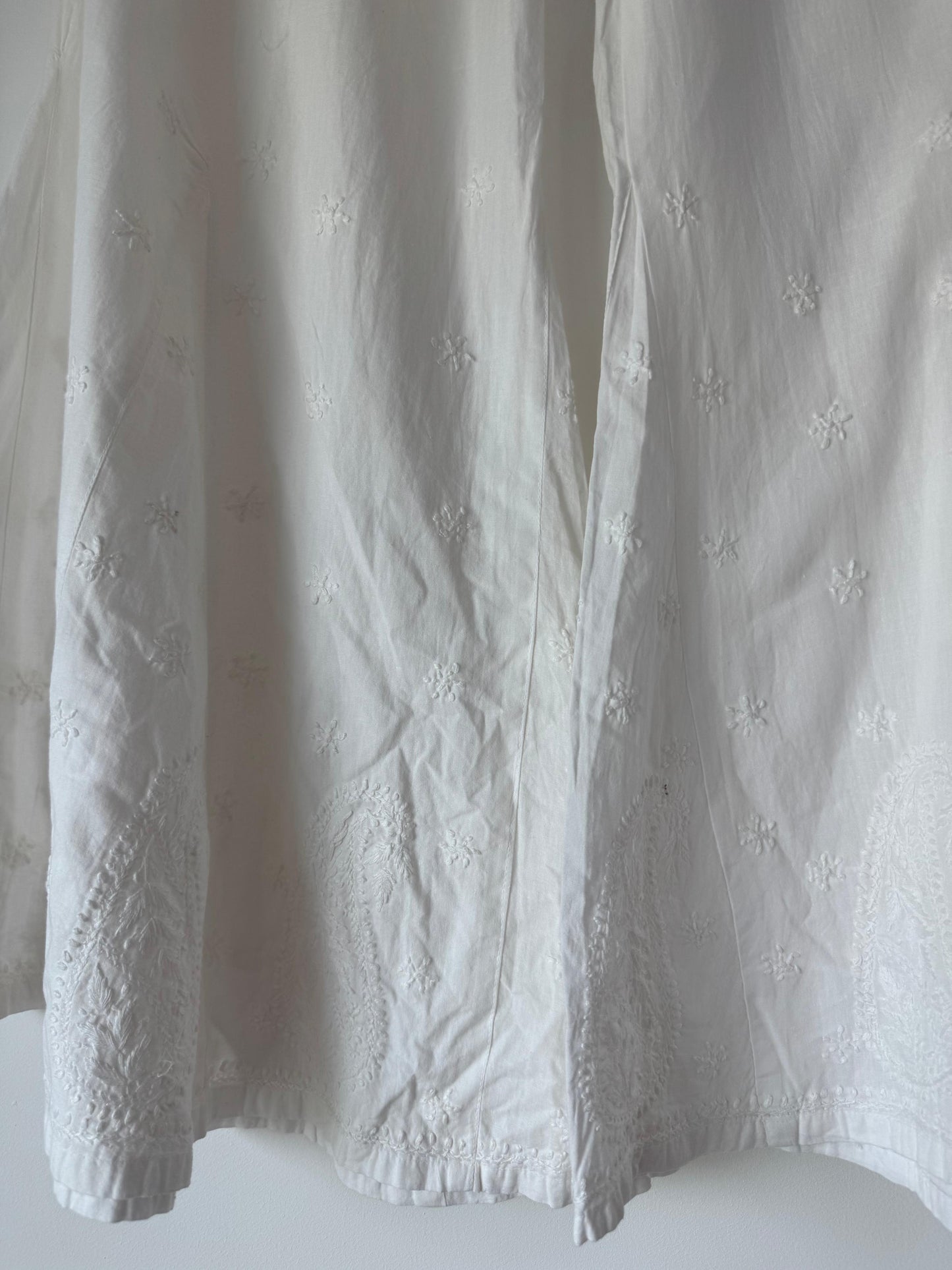 Cotton Sharara with Handmade Embroidery – Traditional & Comfortable Ethnic Bottom Wear