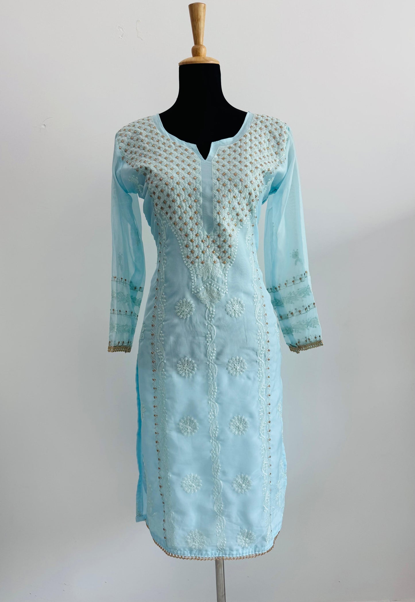 Tabby Organza Embroidered 3-Piece Suit with Dupatta