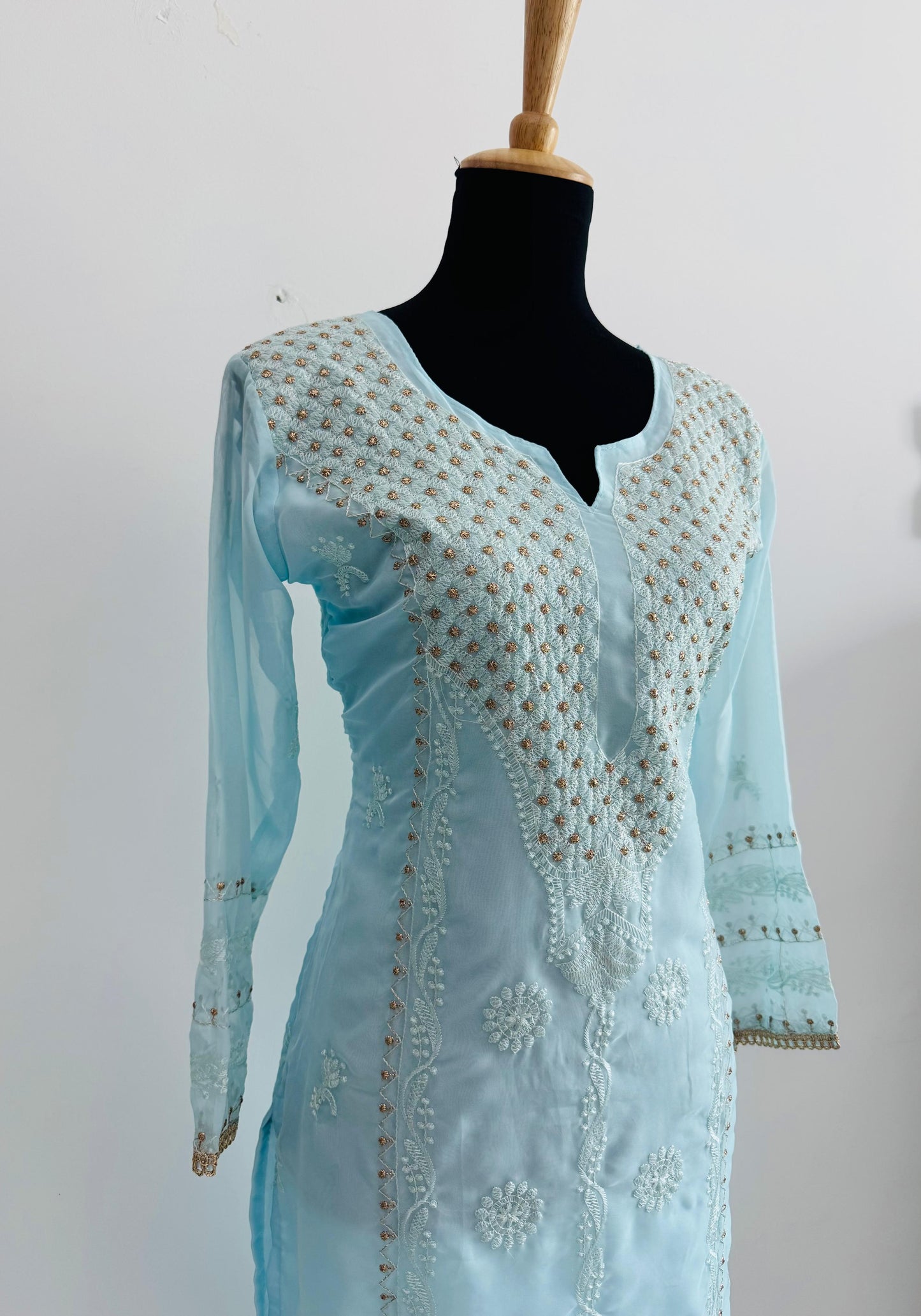 Tabby Organza Embroidered 3-Piece Suit with Dupatta