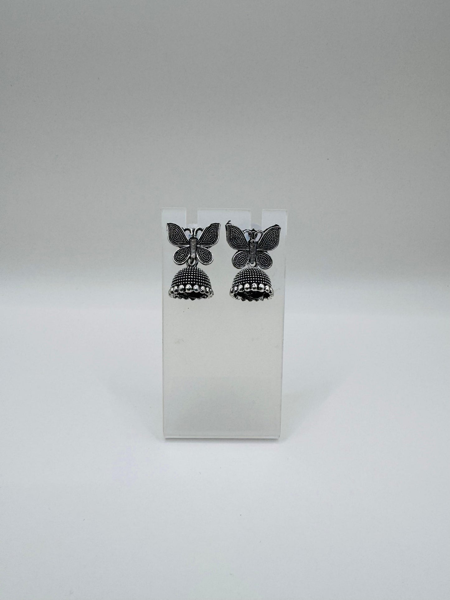 Cute Butterfly Jhumkas – Tiny Lightweight Earrings