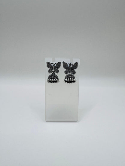 Cute Butterfly Jhumkas – Tiny Lightweight Earrings