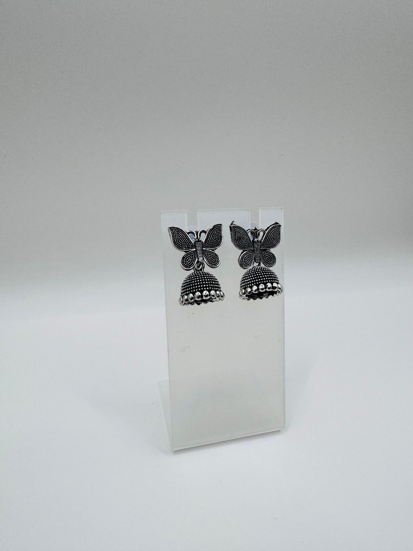 Cute Butterfly Jhumkas – Tiny Lightweight Earrings