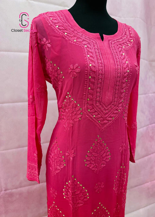 Handmade Chikankari Kurti