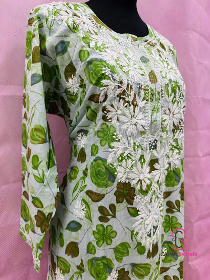 Floral Printed Long Kurti
