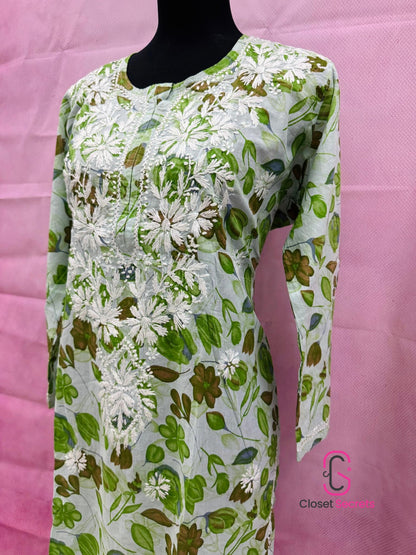 Floral Printed Long Kurti
