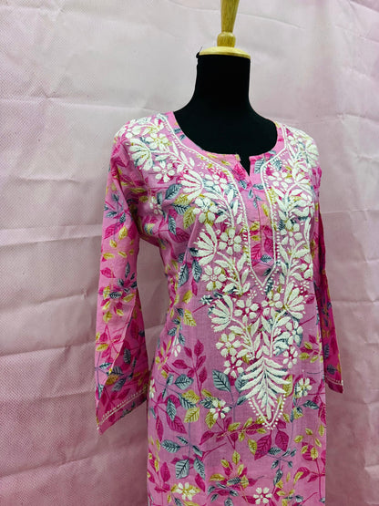 Floral Printed Long Kurti