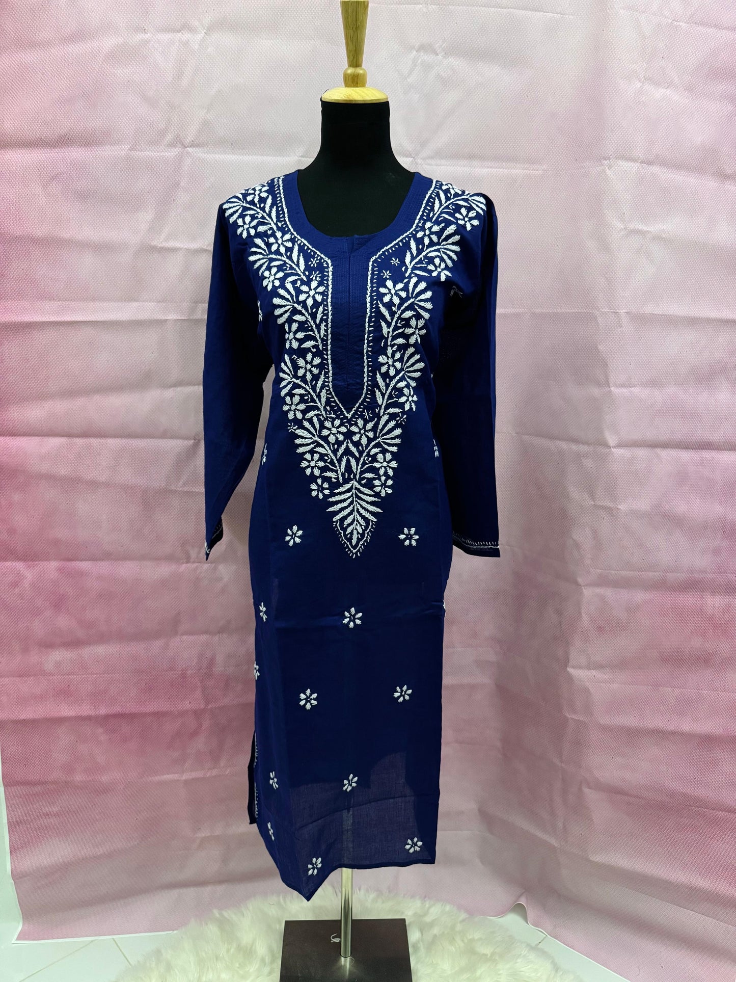 Plus-Size Soft Mulmul Long Kurti