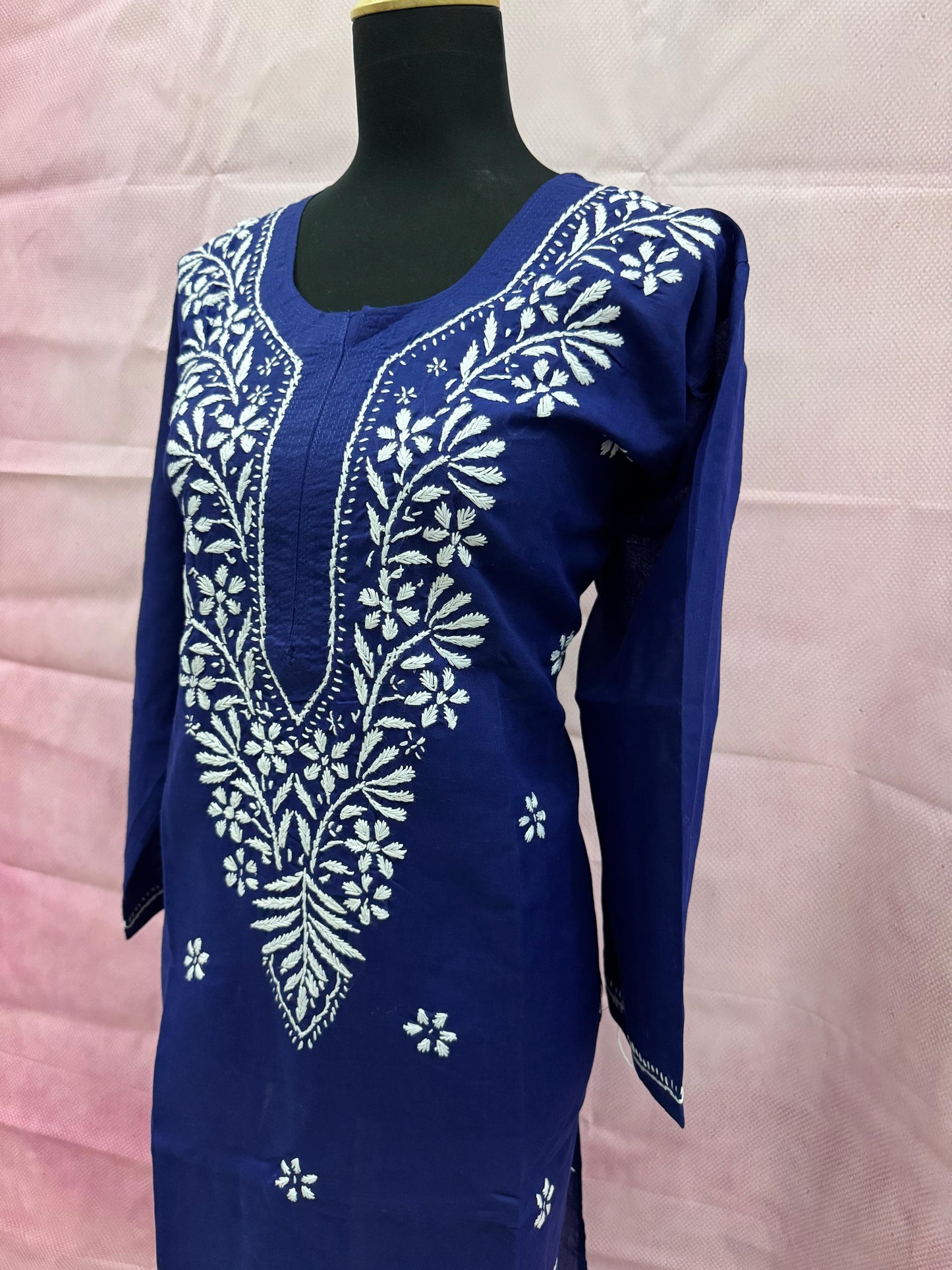 Plus-Size Soft Mulmul Long Kurti