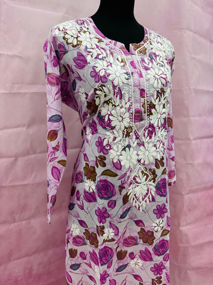 Floral Printed Long Kurti