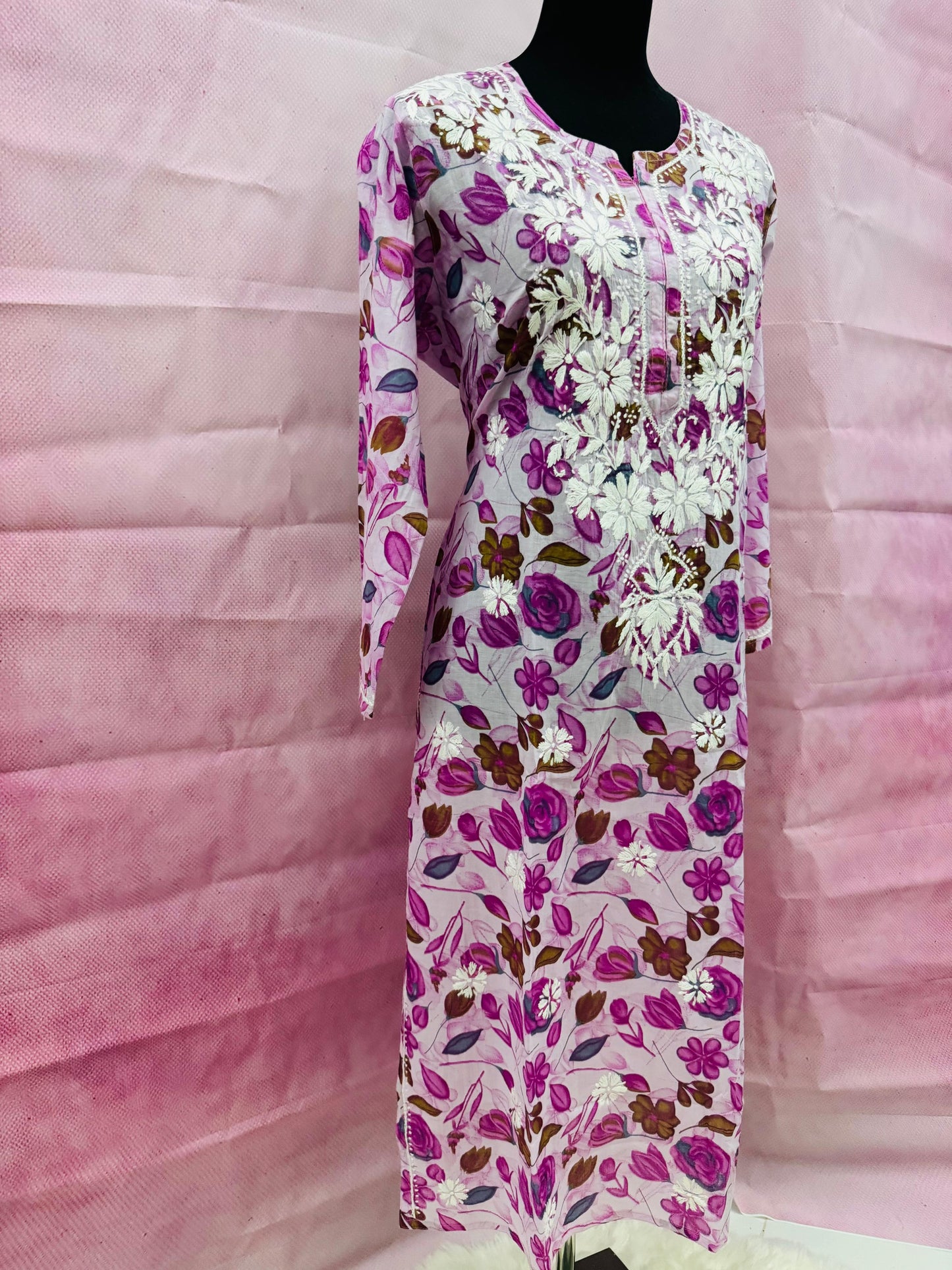 Floral Printed Long Kurti