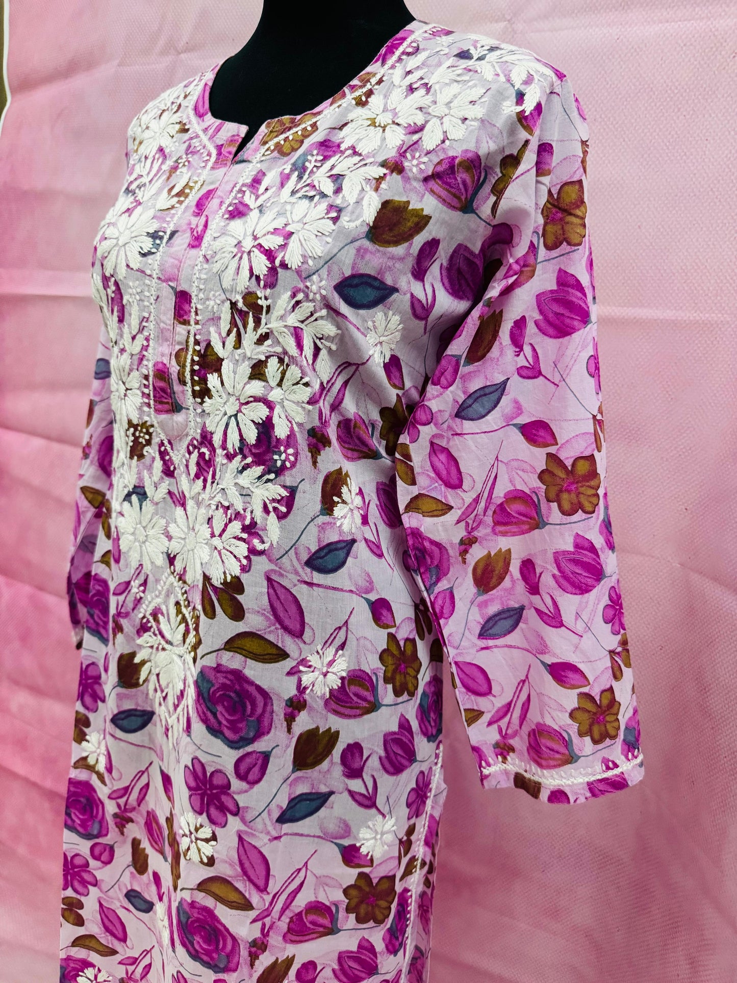 Floral Printed Long Kurti