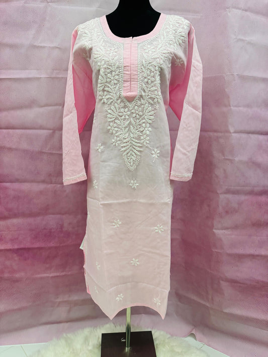 Plus-Size Soft Mulmul Long Kurti